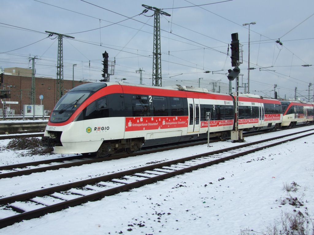 1011-2 der Regio Bahn am 31.1.09 in Dsseldorf Hbf