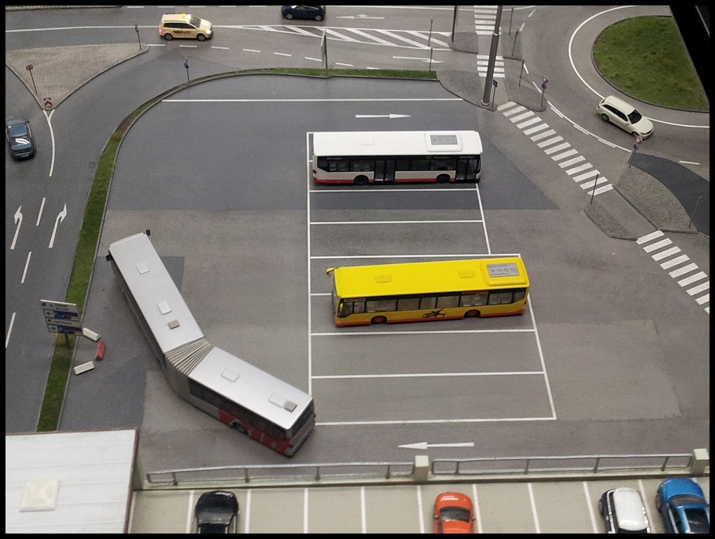 Drei mal Mercedes Citaro I im MiWuLa Hamburg.
