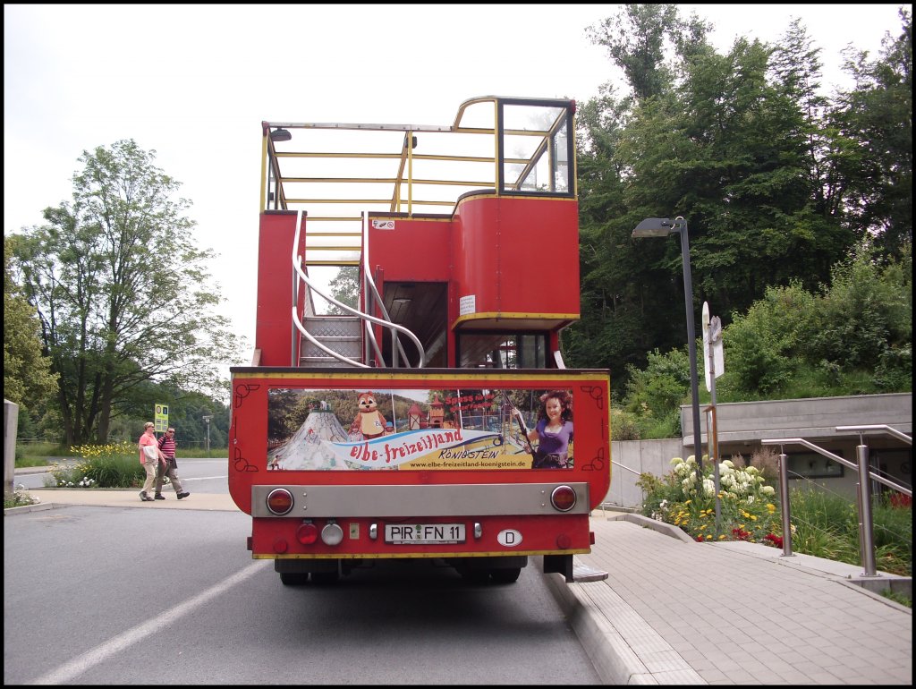  Histroischer  MAN als Festungs-Express bei der Festung K�nigsstein.