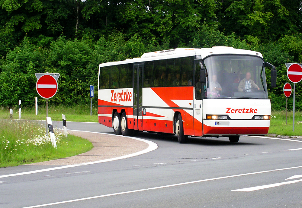 Juni 2012 / ein �berlandbus von Zeretzke war im Sauerland unterwegs...