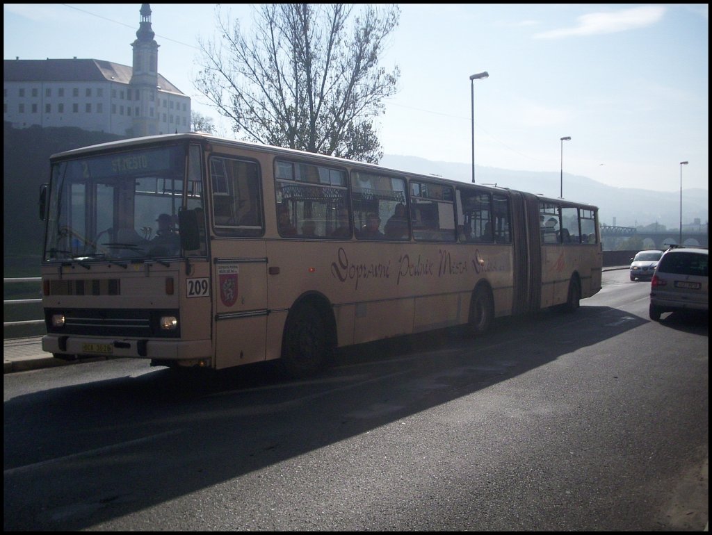 Karosa von Dopravni podnik mesta Decina a.s. in Dĕč�n.