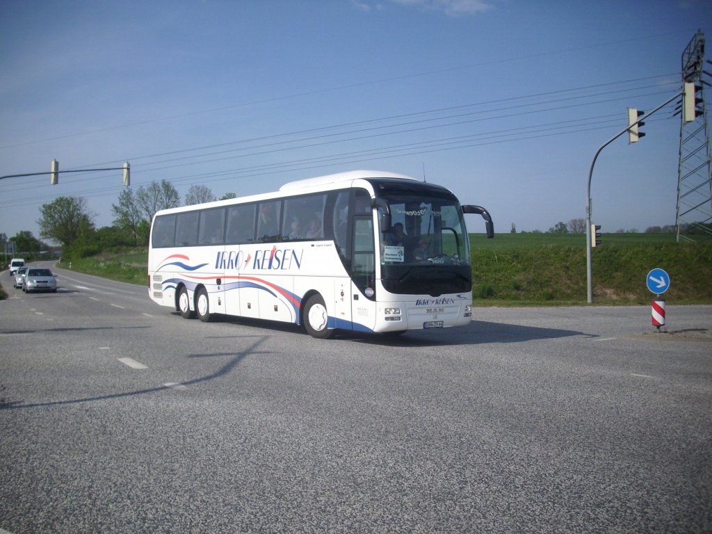 MAN Lion's Coach von Irro-Reisen aus Deutschland in Mukran.