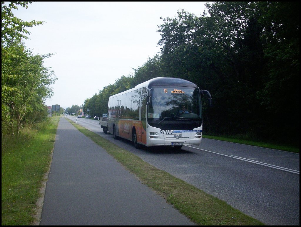 MAN Lion's Regio der RPNV in Sassnitz.