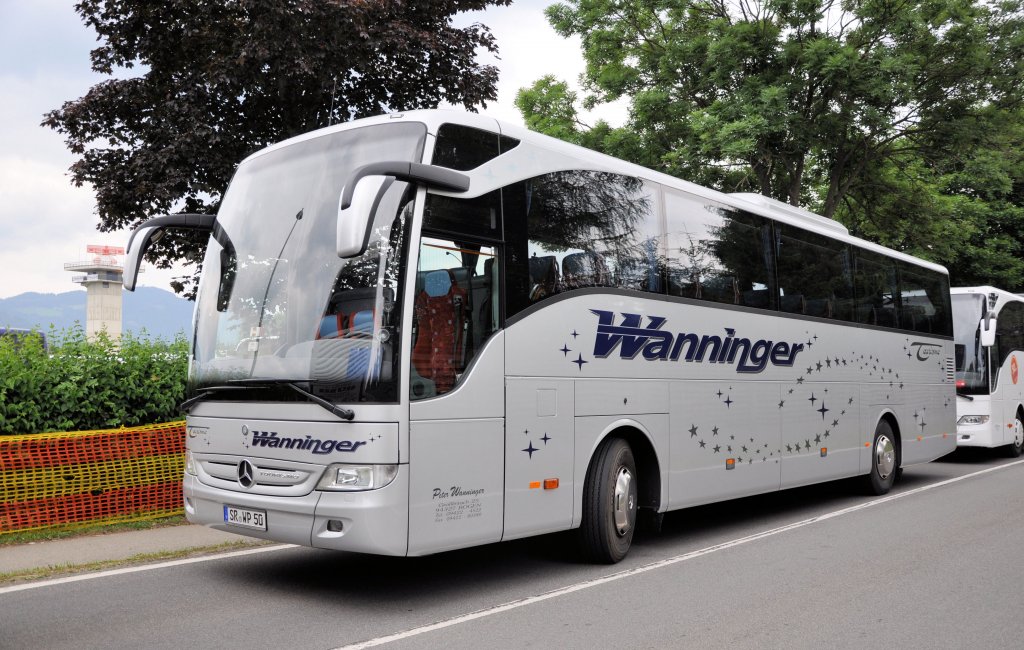 MERCEDES BENZ TOURISMO von WANNINGER Reisen aus der BRD anl�sslich der AIRPOWER13 in Zeltweg,28.6.2013.