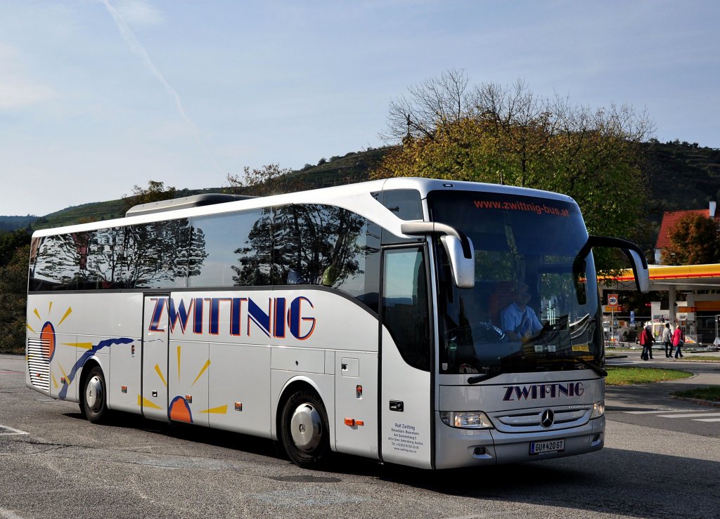 MERCEDES BENZ TOURISMO von ZWITTNIG Reisen aus �sterreich.Krems,Sptember 2012.