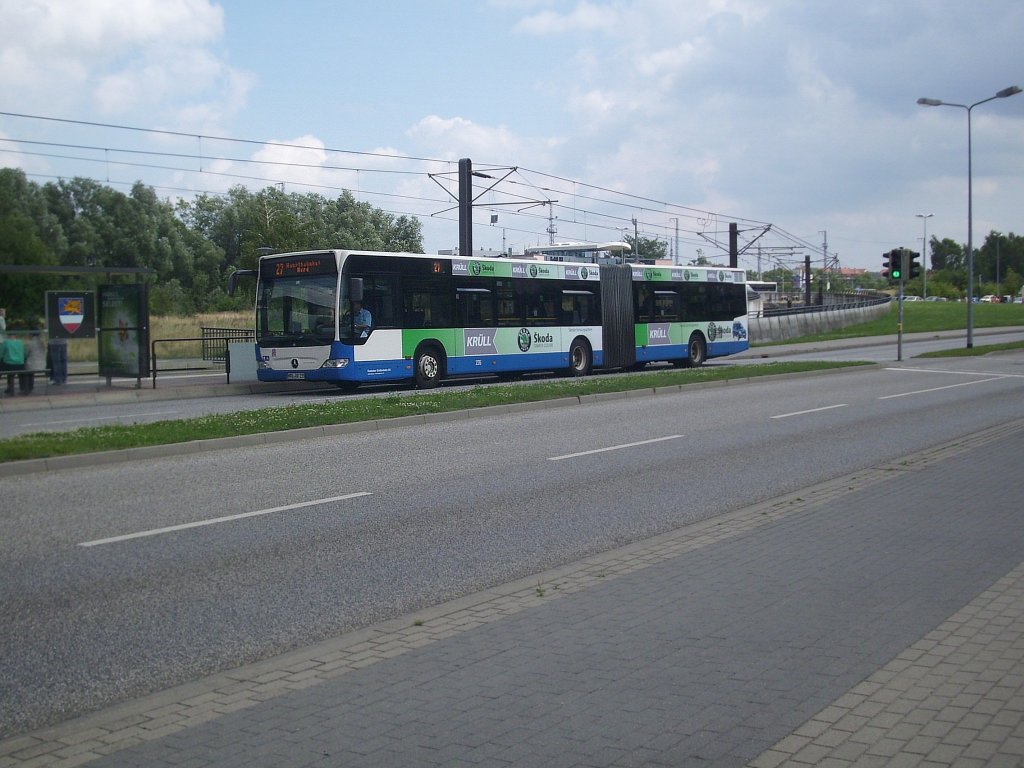 Mercedes Citaro II der Rostocker Stra�enbahn AG in Rostock. 

