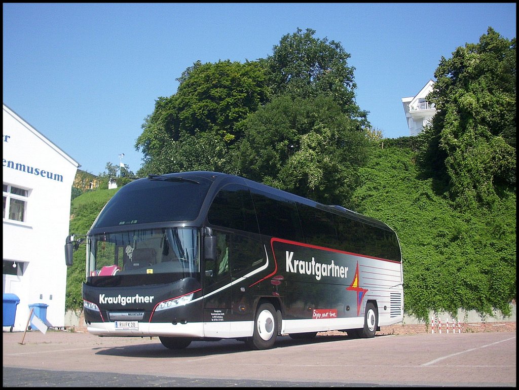 Neoplan Cityliner on Krautgartner aus �sterreich im Stadthafen Sassnitz