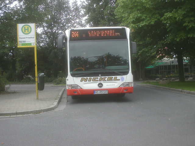 Ort Gelsenkirchen Nickel bus alte lakierungsart 
nachCaciliahof