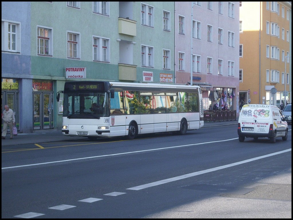 Renault Agora von Dopravni podnik mesta Decina a.s. in Dĕč�n.
