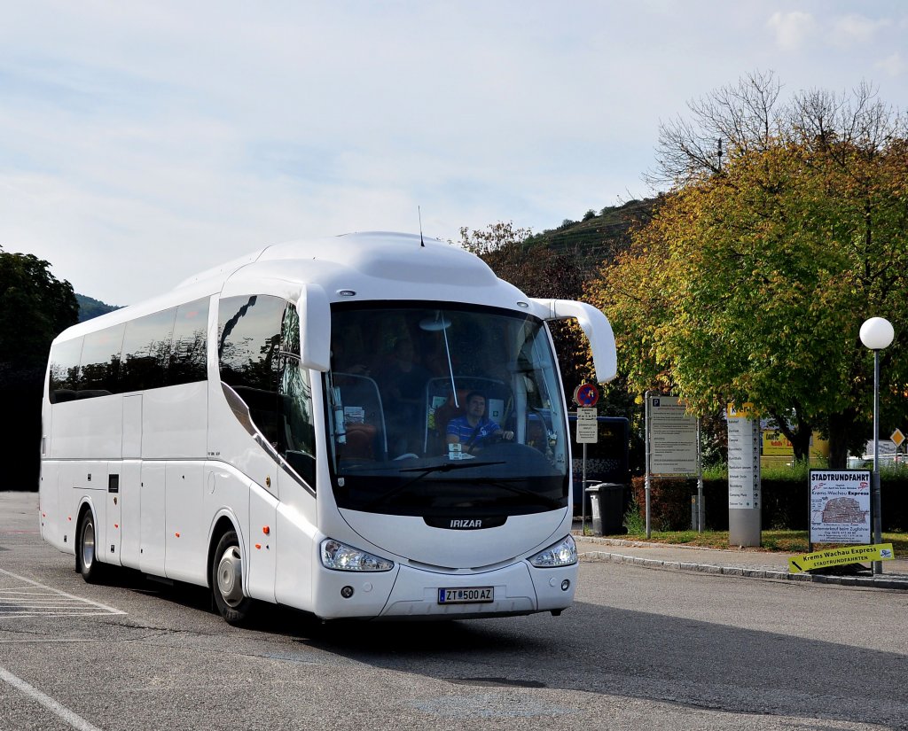 SCANIA IRIZAR aus Nieder�sterreich,Krems September 2012.