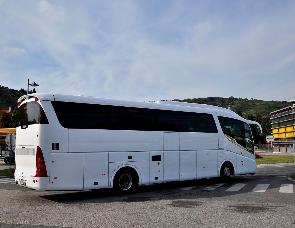 SCANIA IRIZAR aus Nieder�sterreich,Krems September 2012.