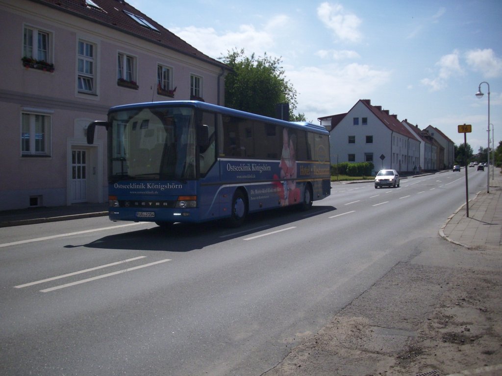 Setra 315 H der Ostsseklinik K�nigsh�rn in Sassnitz.