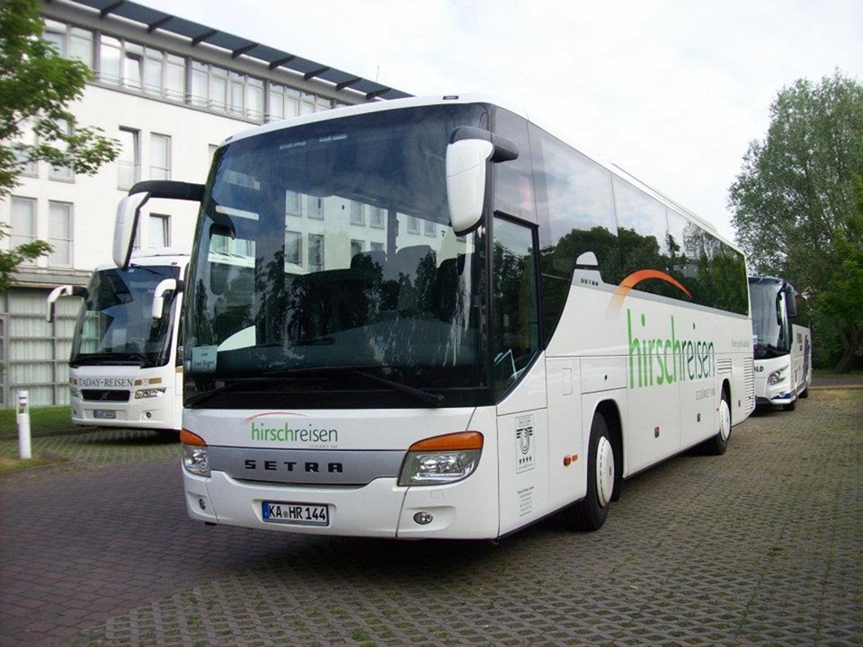 Setra 415 GT-HD von Hirsch-Reisen aus Deutschland in Bergen.

