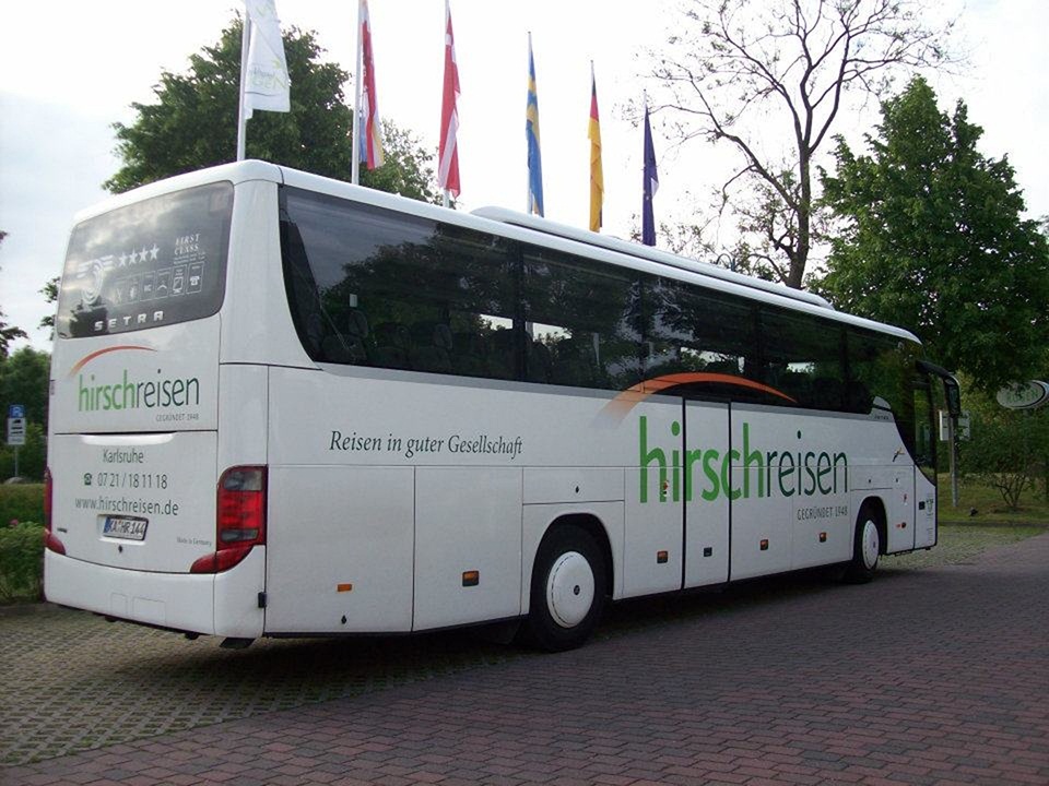 Setra 415 GT-HD von Hirsch-Reisen aus Deutschland in Bergen. 

