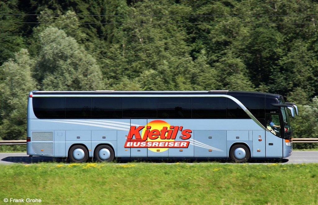 SETRA 417 HDH Kjetil's Bussreiser aus Norwegen, fotografiert in �sterreich bei Hopfgarten am 27.06.2011