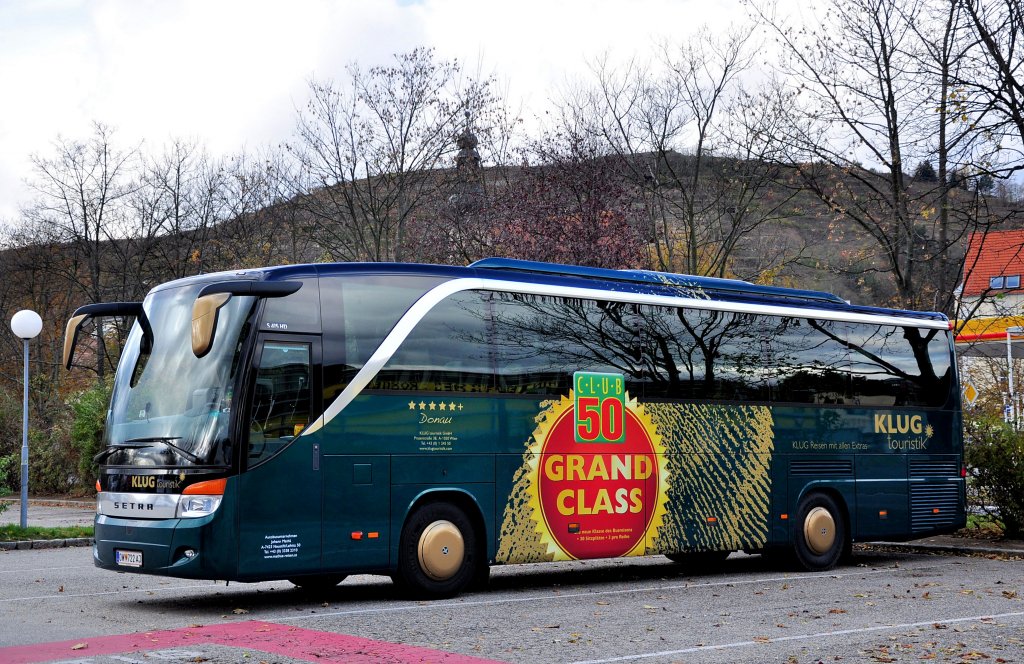 SETRA S415 HD vom Busunternehmer MATH� aus �sterreich (Club 50,Klug Touristik)im Oktober 2012 in Krems.