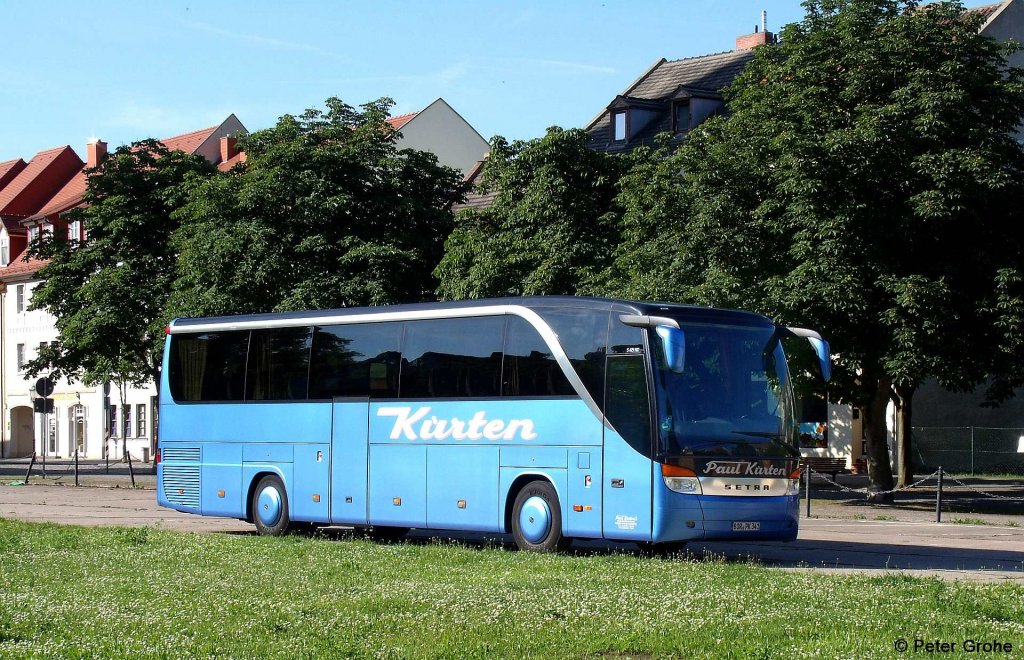 Setra S415 HD von Reisedienst Paul K�rten KG aus Ahaus-Alst�tte, fotografiert in Bernburg am 23.06.2012