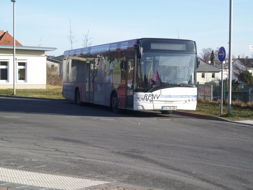 Solaris Urbino 12 der RPNV in Sassnitz. 

