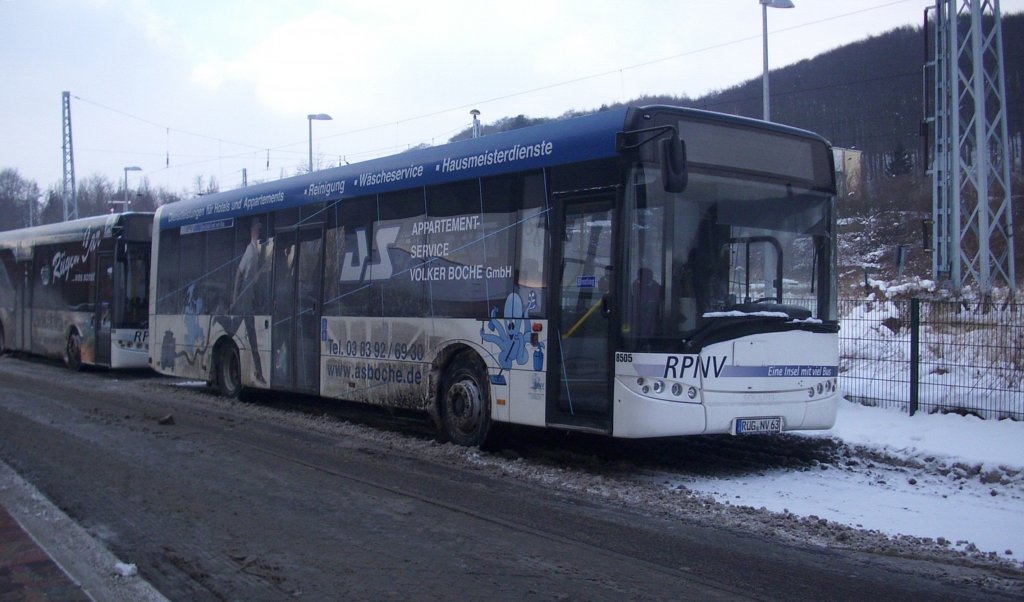 Solaris Urbino 12 der RPNV in Sassnitz. 

