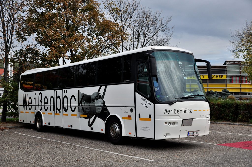 VDL BOVA vom Reisedienst WEI�ENB�CK aus Nieder�sterreich am 9.10.2012 in Krems an der Donau.