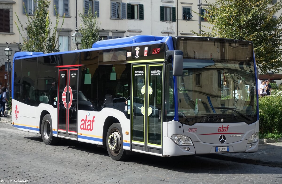 ataf Florenz | Nr. 2437 | FB-889PJ | Mercedes-Benz Citaro 2 K | 15.09.2019 in Florenz