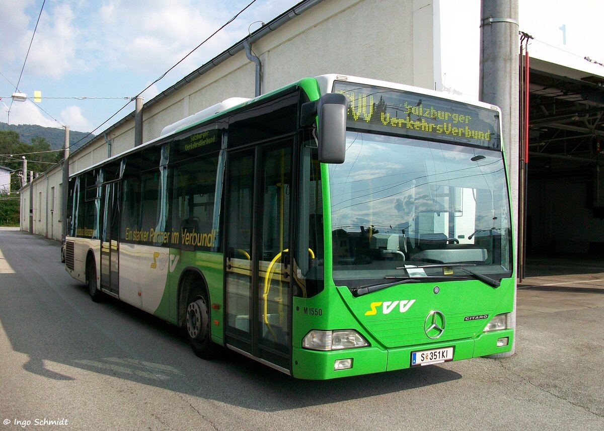Autobusbetrieb Marazeck aus Salzburg | Nr. M1550 | S-351 KI | Mercedes-Benz Citaro | 12.09.2009 in Salzburg