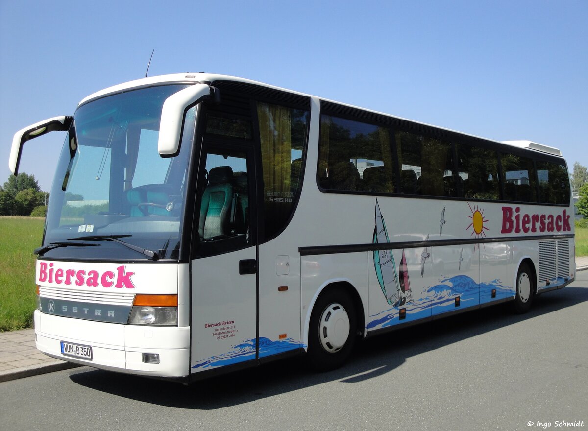 Biersack Reisen aus Marktredwitz | WUN-B 350 | Setra 315 HD | 24.07.2012 in Hof