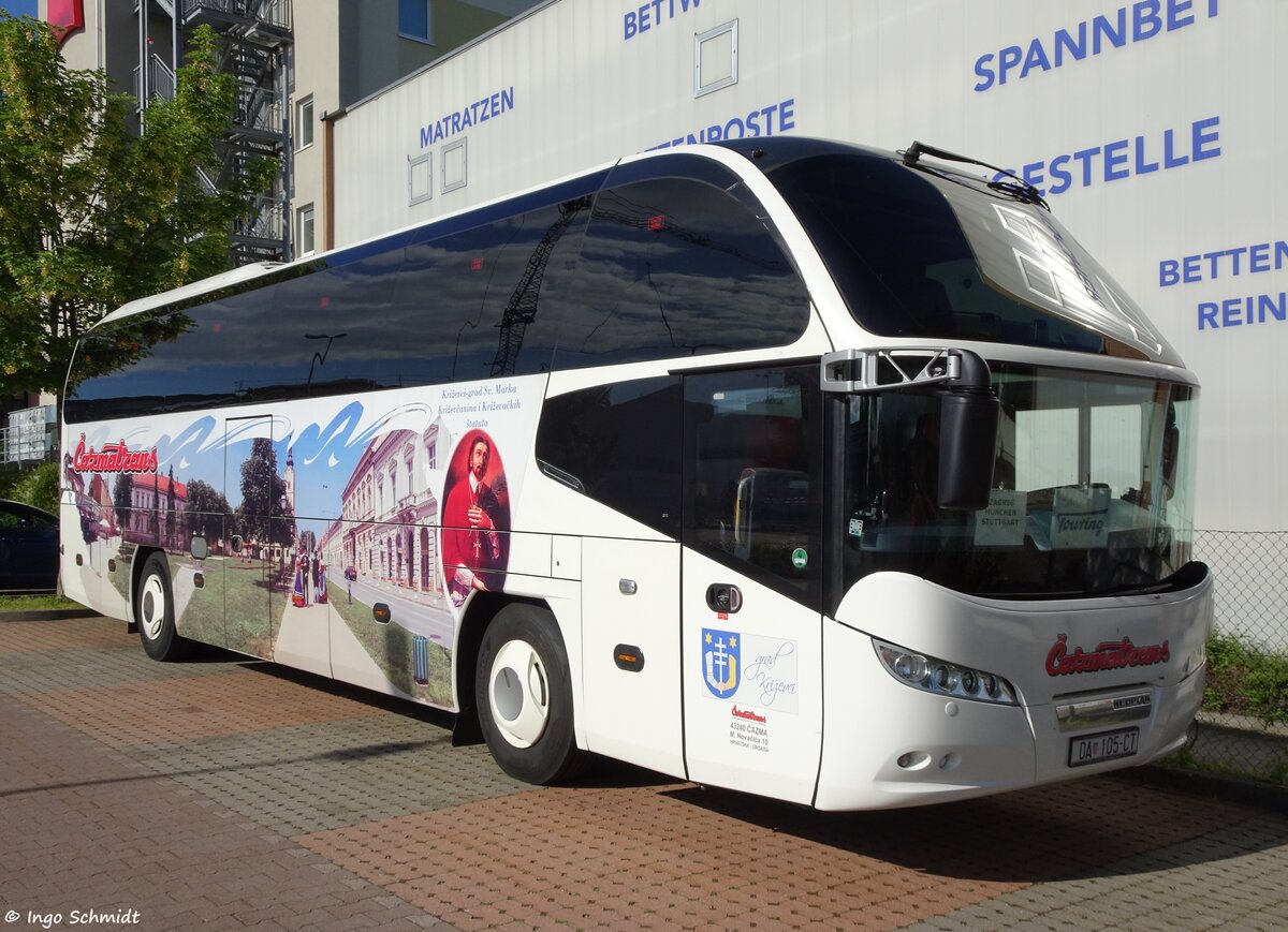 Cazmatrans aus Cazma | Nr. 601 | DA-105-CT | Neoplan N 1216 HD Cityliner | 29.06.2016 in Leinfelden-Echterdingen