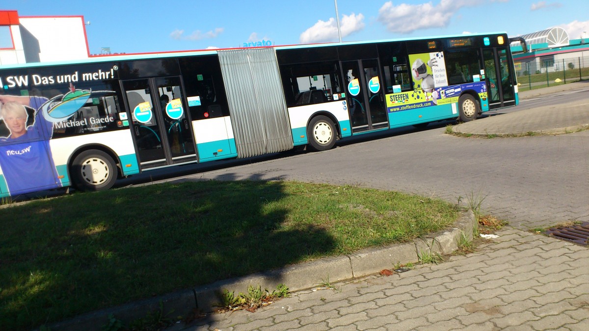 der Citaro 2 NB SW 587....auf dem weg zur endhaltesetelle auf dem datzeberg