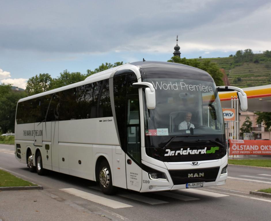 Der neue MAN Lion`s Coach,Premiere in Österreich bei Dr. Richard Reisen aus Wien,Juni 2018.