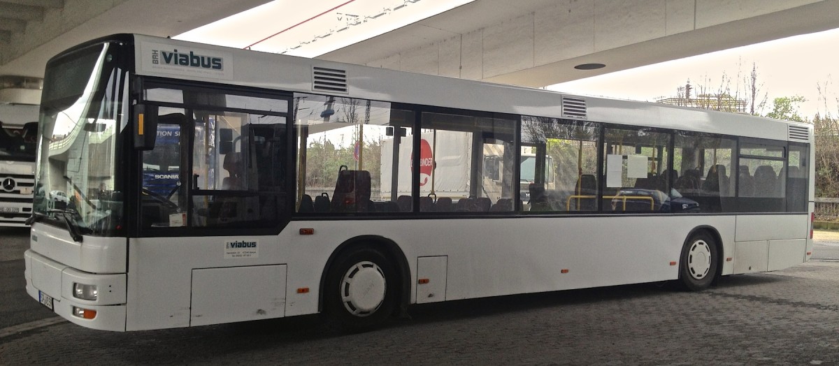 Diesen MAN Lion's City habe ich am 22.03.2014 am Hauptbahnhof Ludwigshafen aufgenommen. Er geh�rt dem Busunternehmen Viabus.