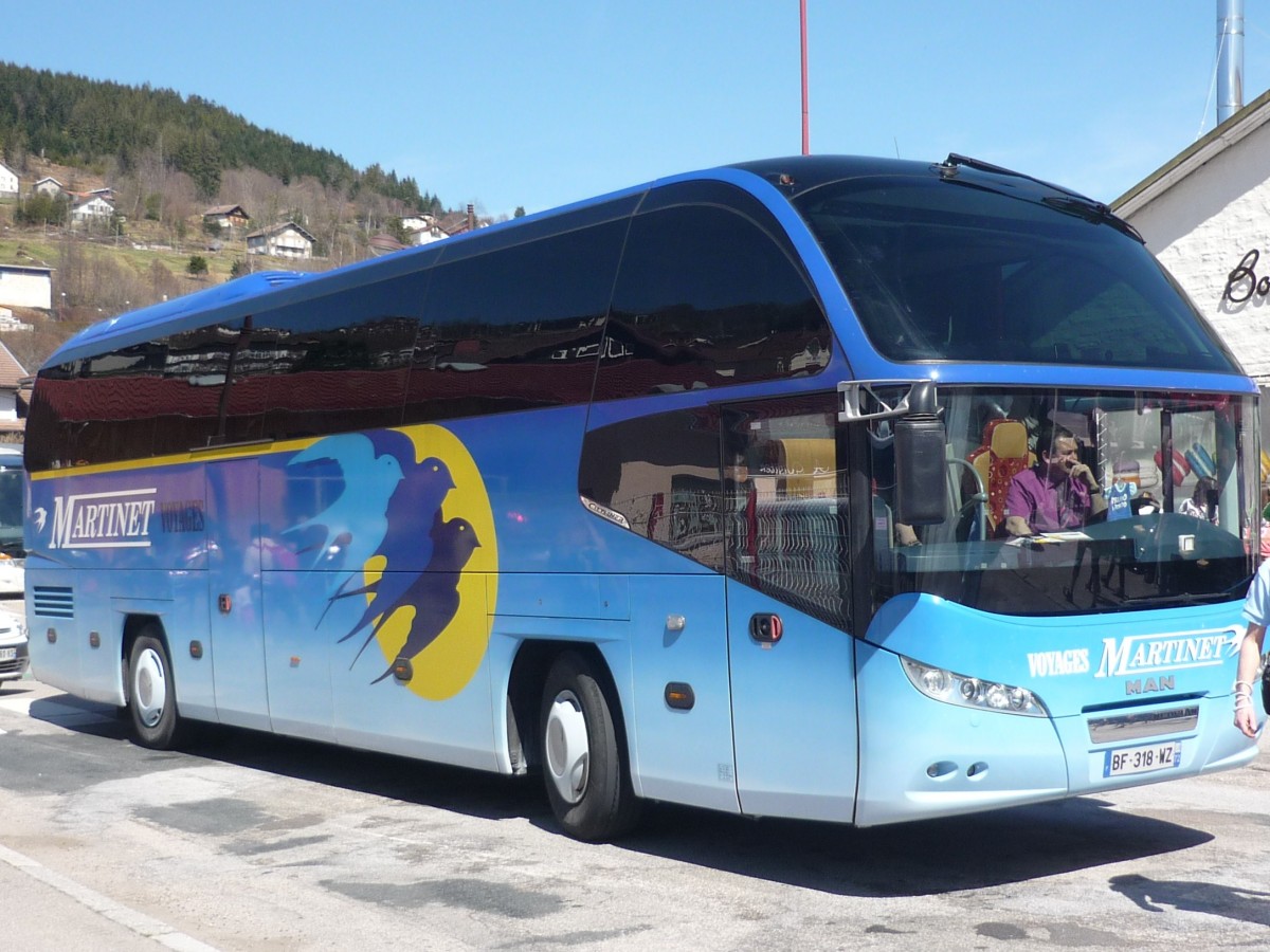 Ein franz�sischer Neoplan-Cityliner im Elsass /F.