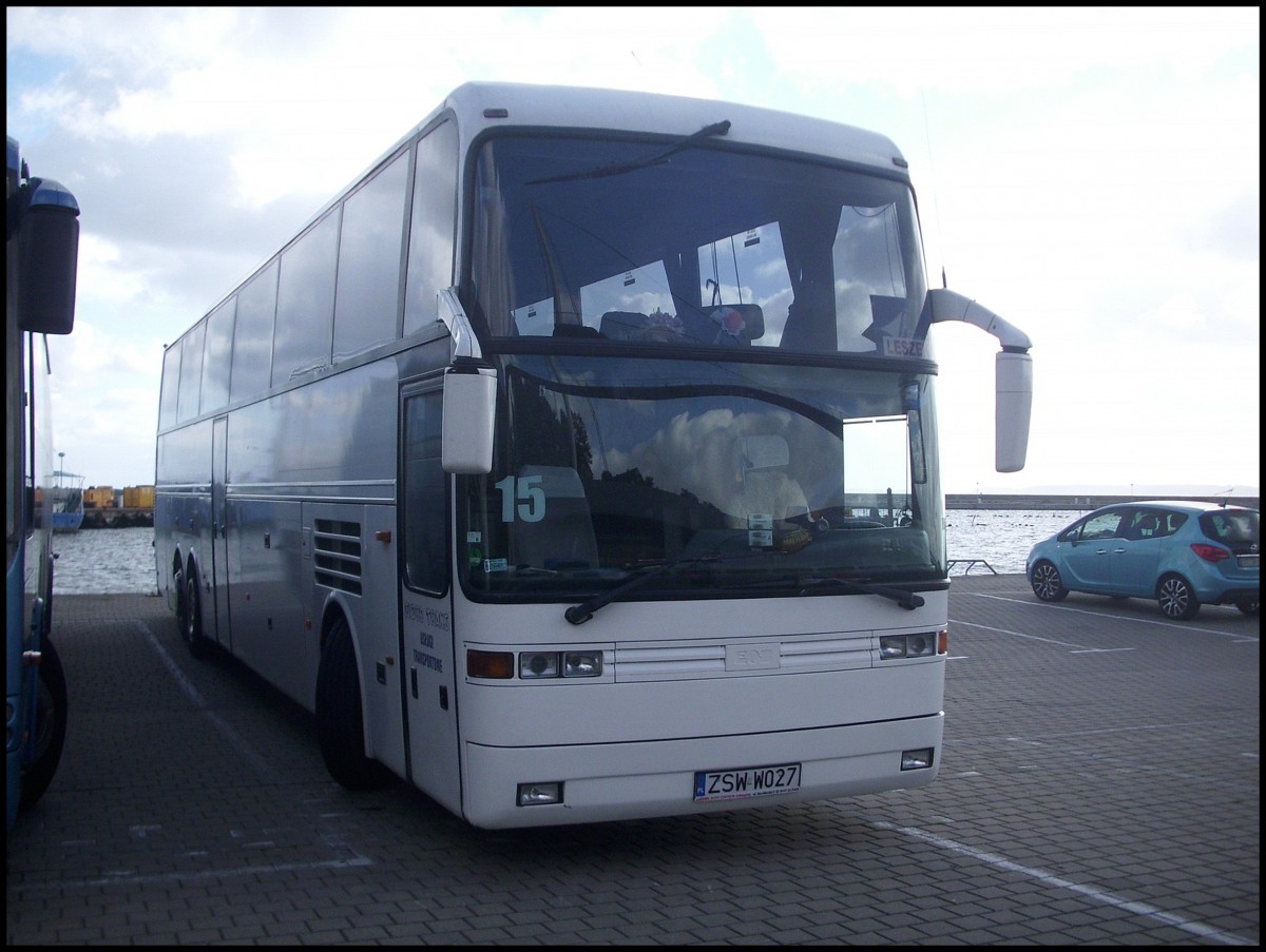 EOS von Uslugi Transportowe aus Polen im Stadthafen Sassnitz.



