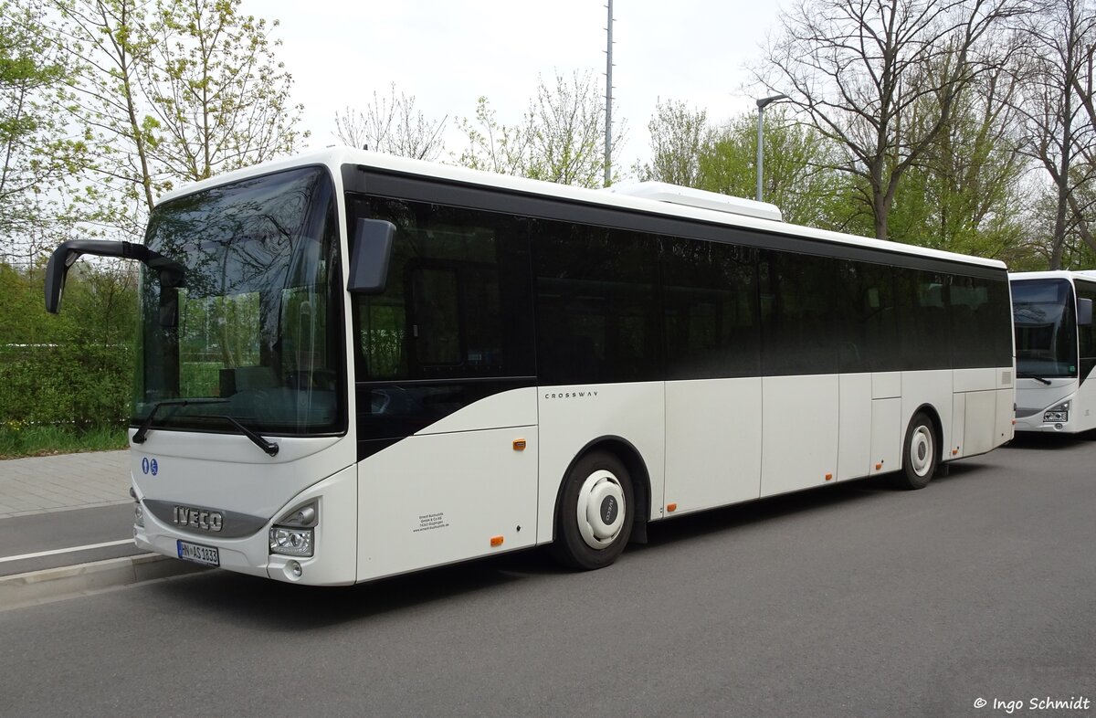 Ernesti Bustouristik aus Güglingen | Nr. 33 | HN-AS 1833 | Iveco Crossway LE | 15.04.2018 in Besigheim