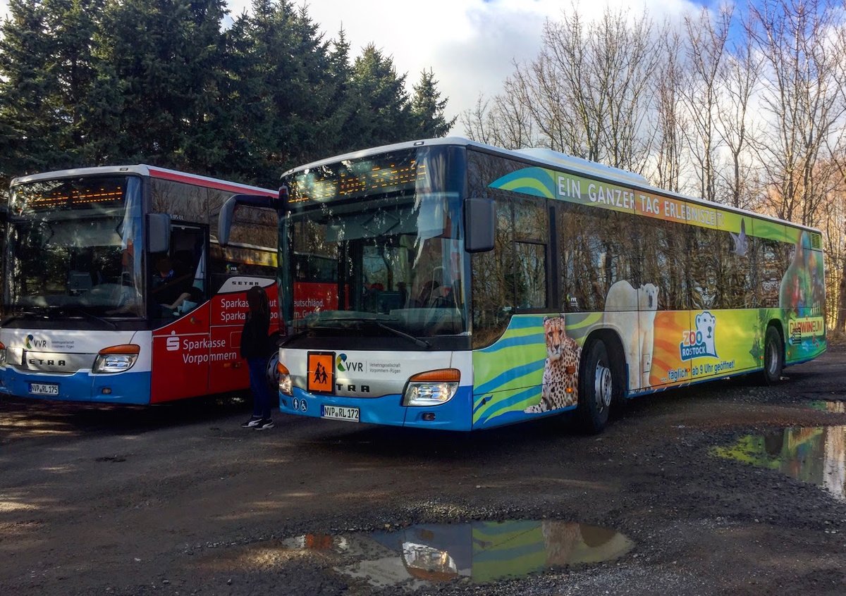 Hier zwei sch�ne Setra Busse aus RDG
175 und 172