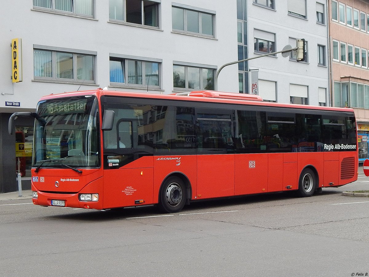 Irisbus Crossway von ZugBus Regionalverkehr Alb-Bodensee in Ulm.