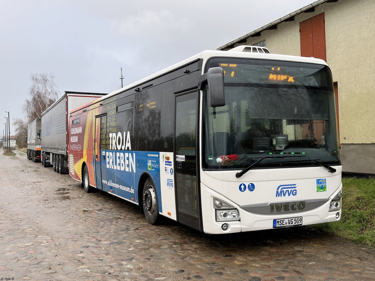 Iveco Crossway der MVVG in Plau am See.