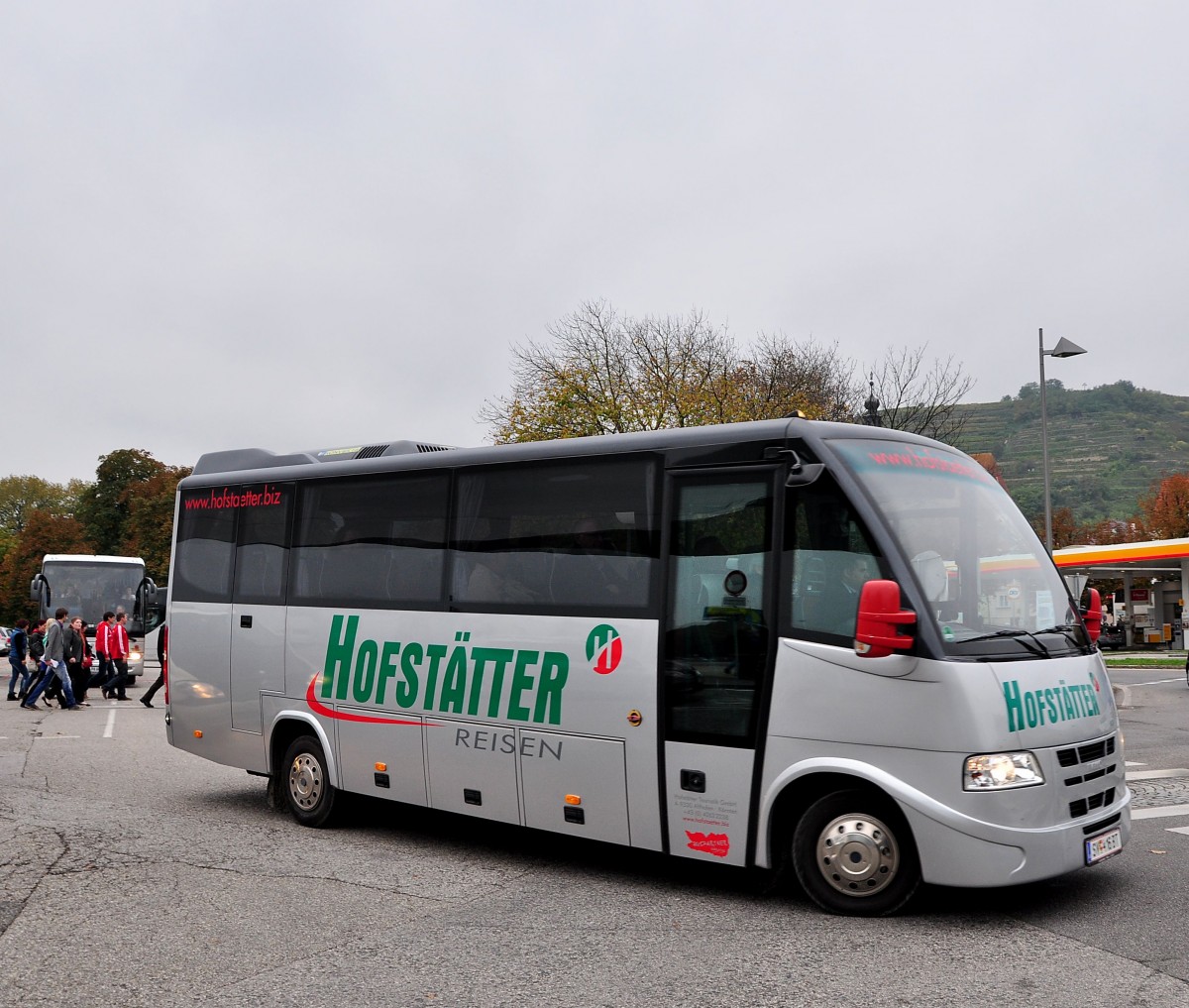 IVECO Rapido von Hofst�tter Reisen aus �sterreich am 11.Okt.2014 in Krems.