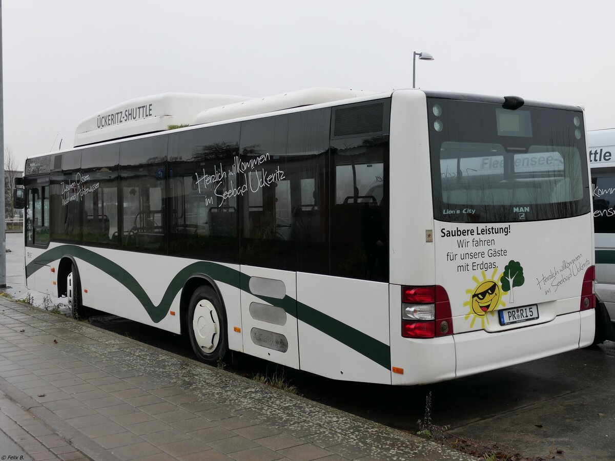 MAN Lion's City CNG der RegioInfra Gesellschaft in Malchow.