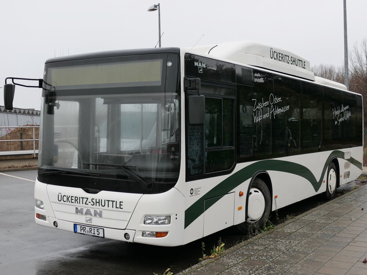 MAN Lion's City CNG der RegioInfra Gesellschaft in Malchow.