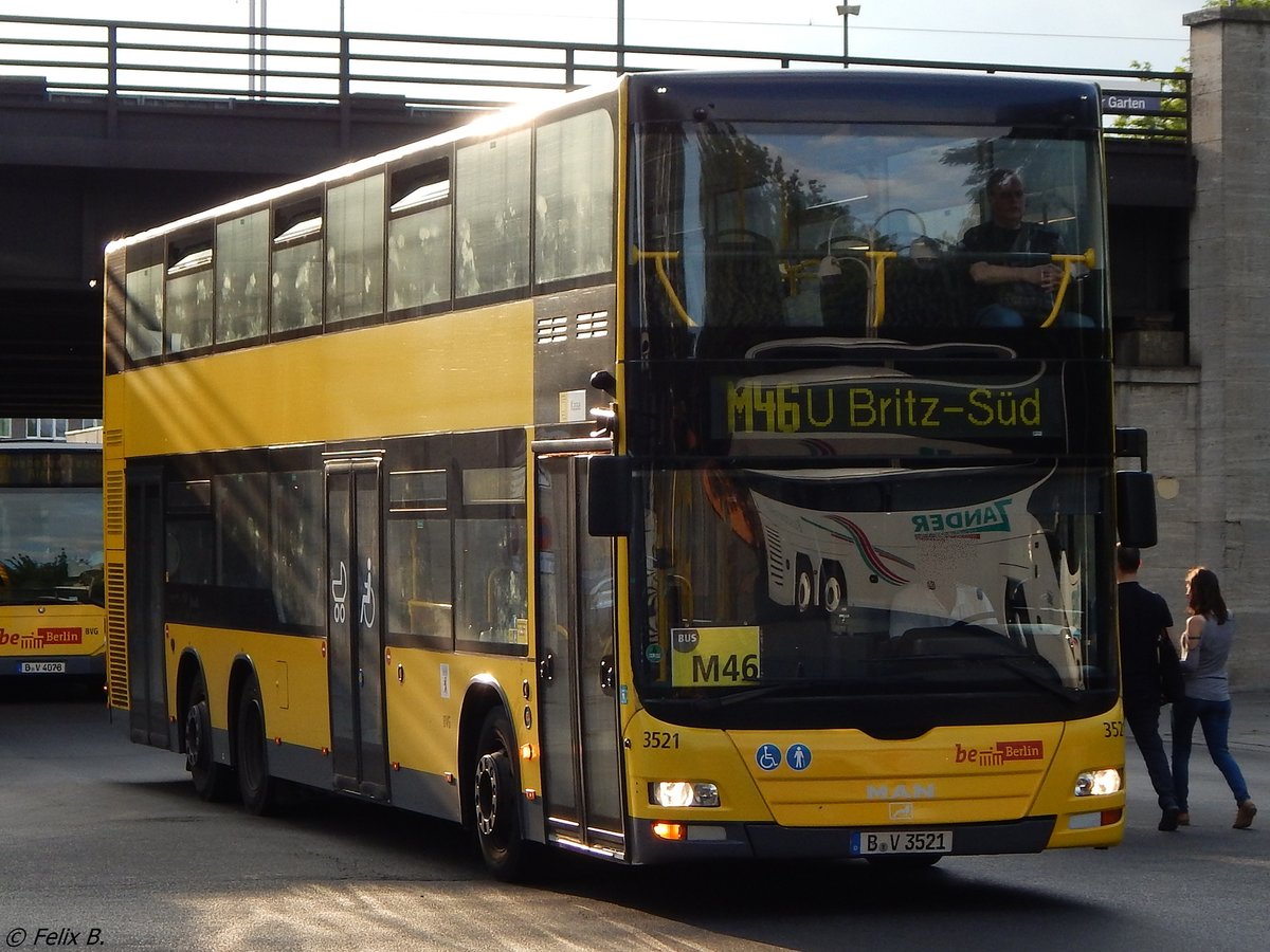 MAN Lion's City DD der BVG in Berlin. 