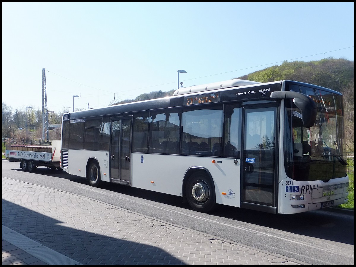 MAN Lion's City LE � der RPNV in Sassnitz.
