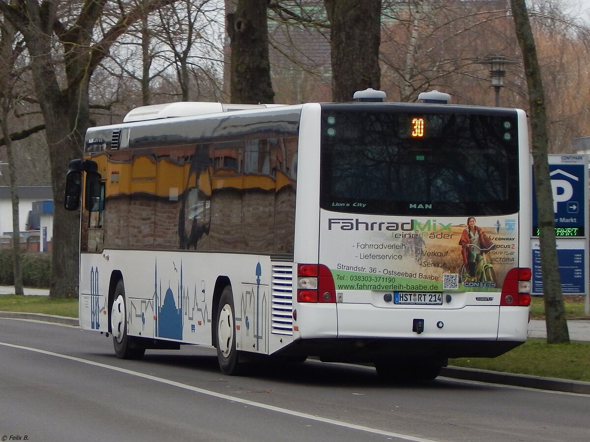 MAN Lion's City LE Ü vom Reisedienst Teske aus Deutschland in Stralsund.