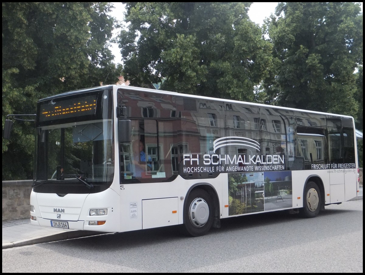 MAN Lion's City Midi/G�ppel der Meininger Busbetriebs GmbH in Meiningen.
