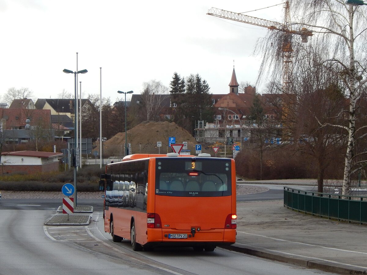 MAN Lion's City der MVVG in Waren. 