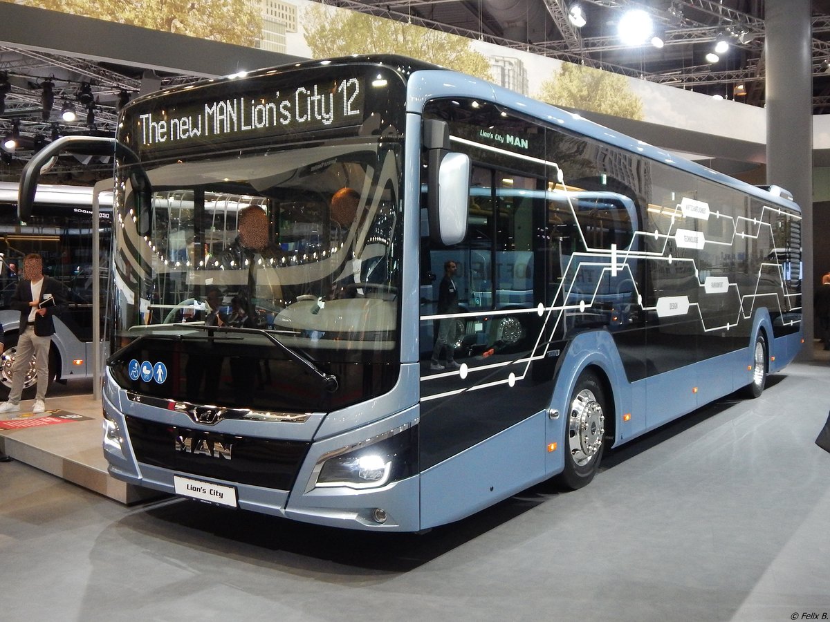MAN Lion's City Vorführwagen in Hannover auf der IAA. 