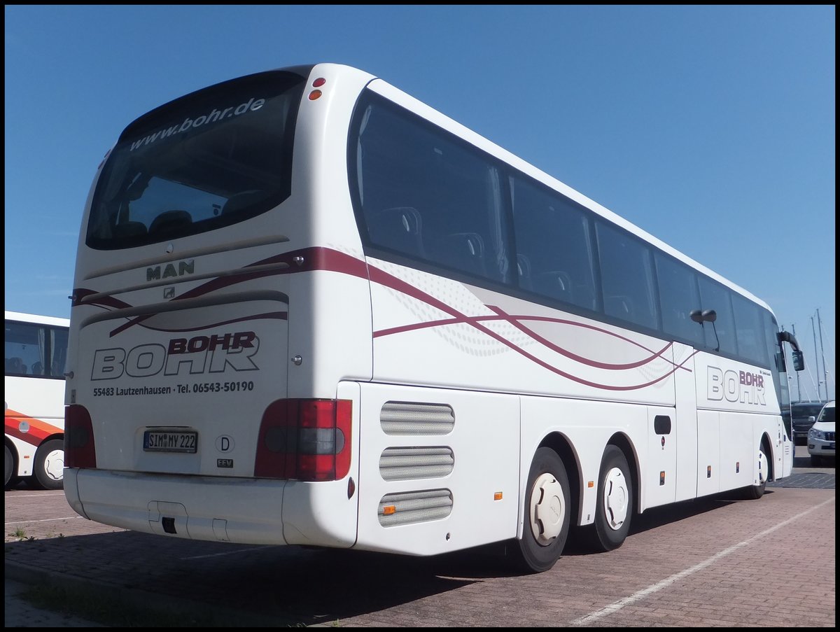 MAN Lion's Coach von Bohr aus Deutschland im Stadthafen Sassnitz.