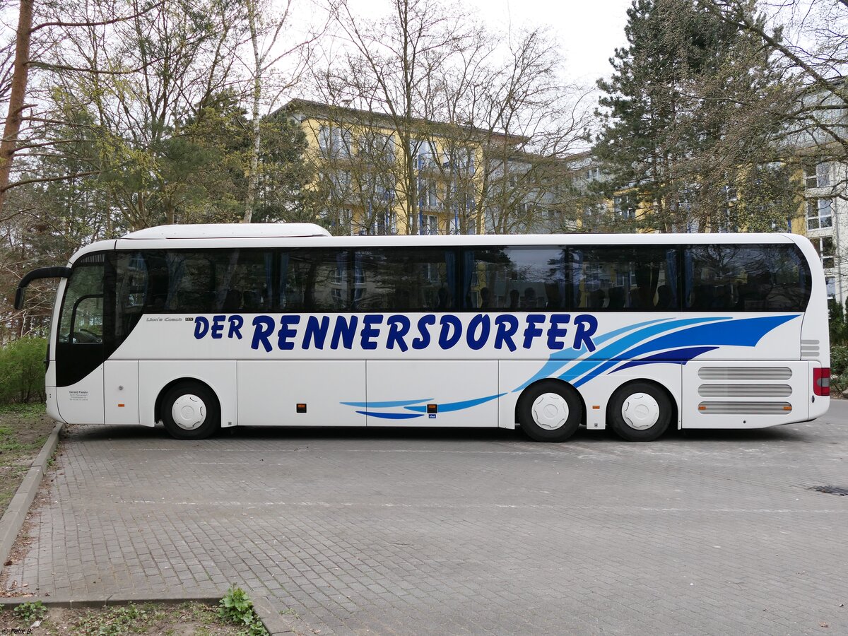 MAN Lion's Coach von Der Rennersdorfer aus Deutschland in Binz. 