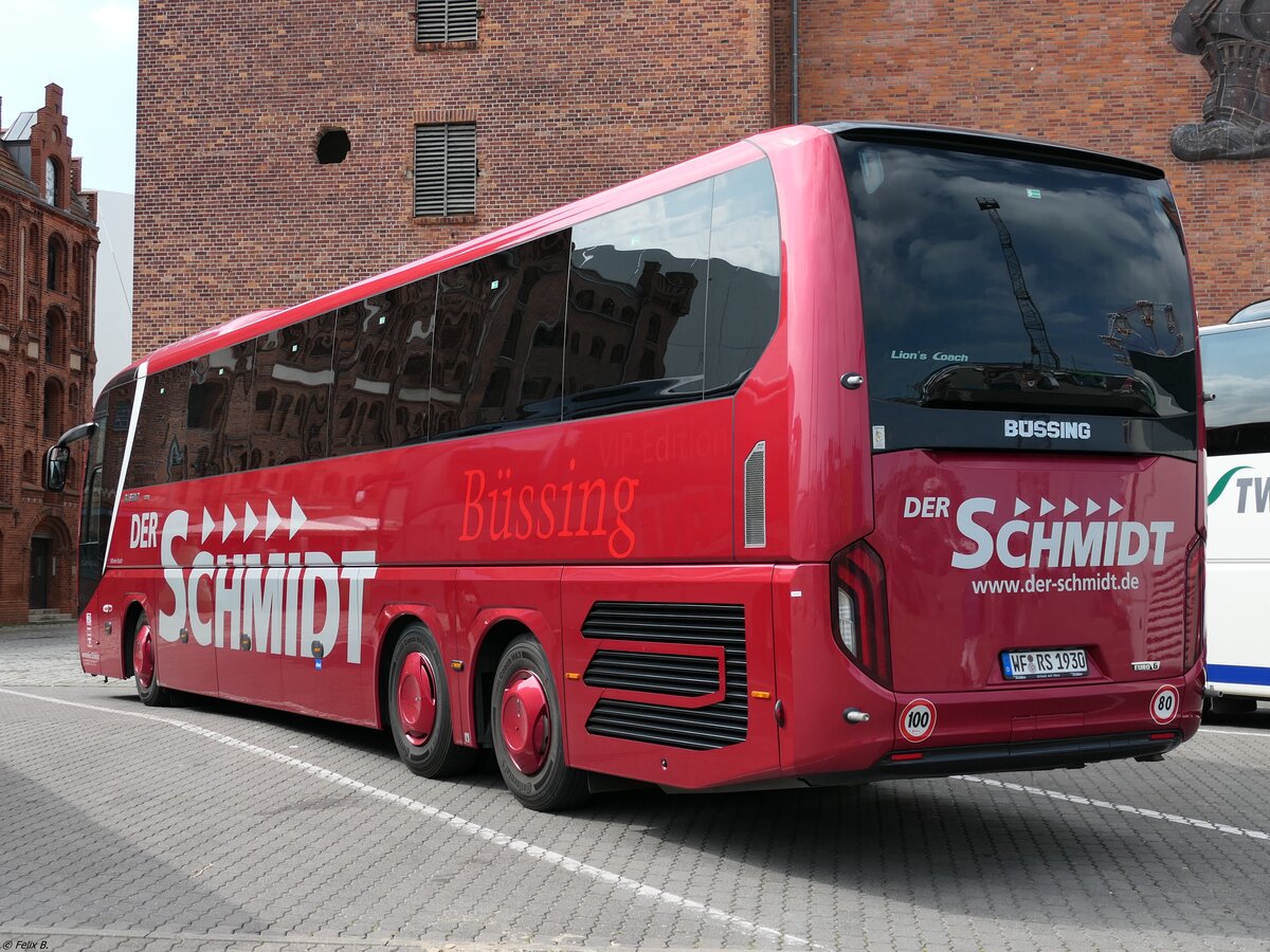 MAN Lion's Coach von Der Schmidt aus Deutschland in Stralsund.