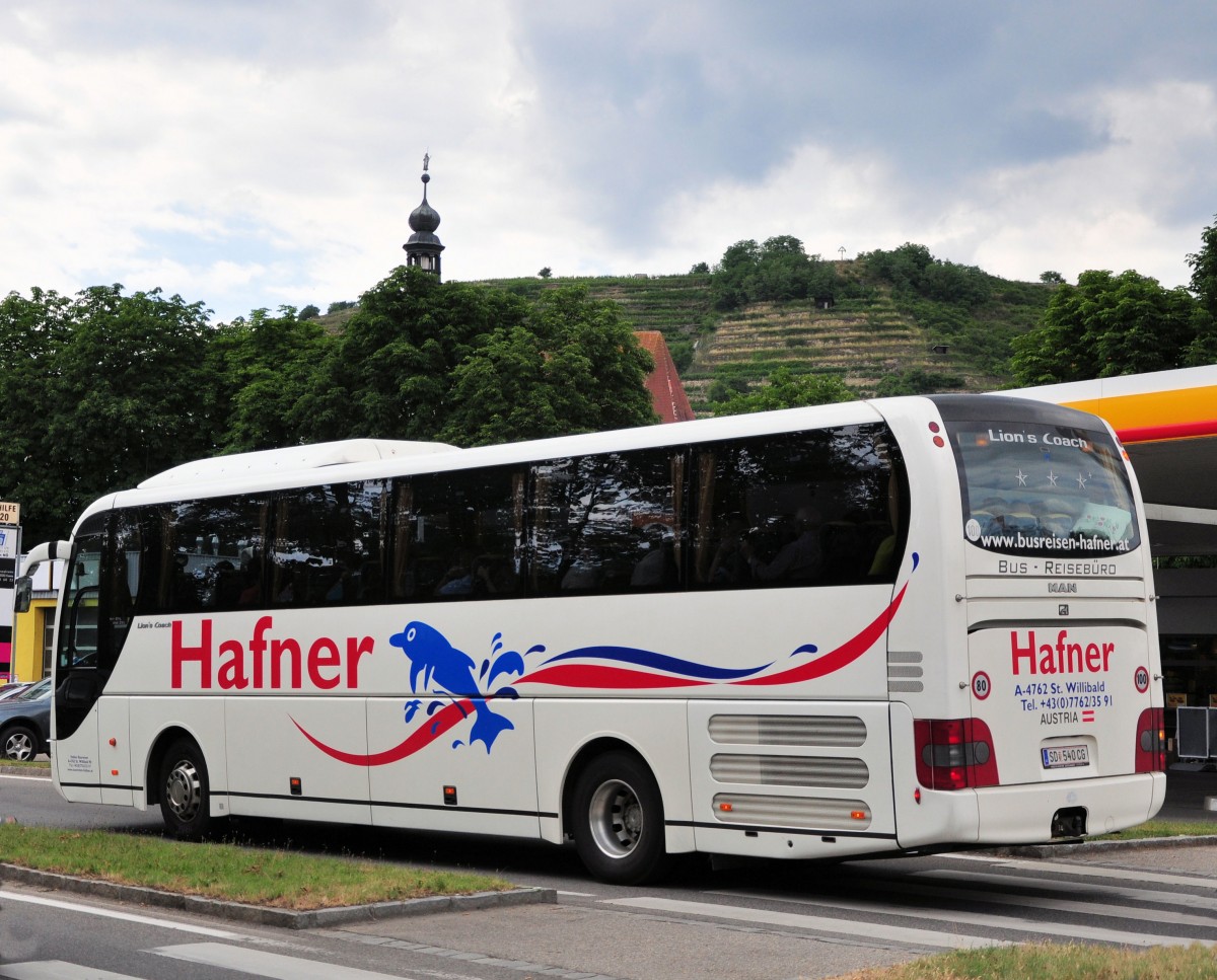 MAN Lions Coach von Hafner Reisen aus �sterreich im Juni 2015 in Krems.